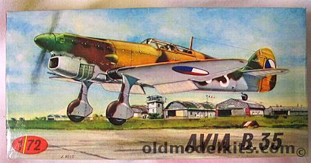 KP 1/72 Avia B.35 (B-35) plastic model kit